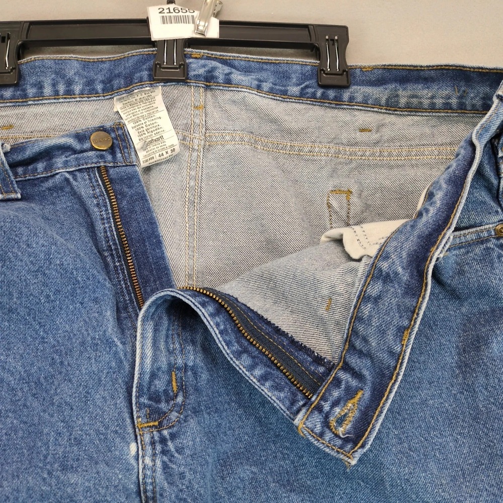 Carhartt Traditional Fit Jeans Mens 44x30" Workwear B280 PRW Rugged Outdoors Y2K - Picture 5 of 8